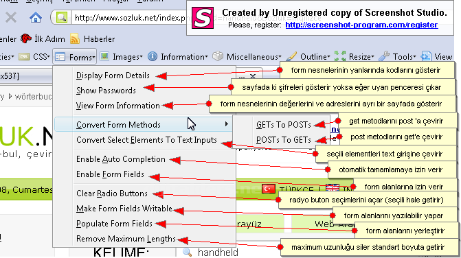 Measureıt, Webdeveloper Anlatım