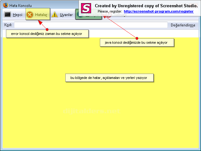Measureıt, Webdeveloper Anlatım