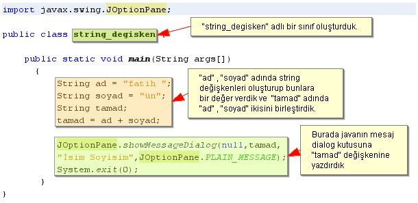 Tipler ve Tip d&ouml;n&uuml;ş&uuml;m&uuml;n&uuml;n Java Uygulaması ile anlatımı