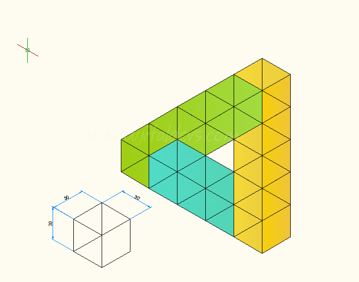 İzometric Şekil Çizimi 7